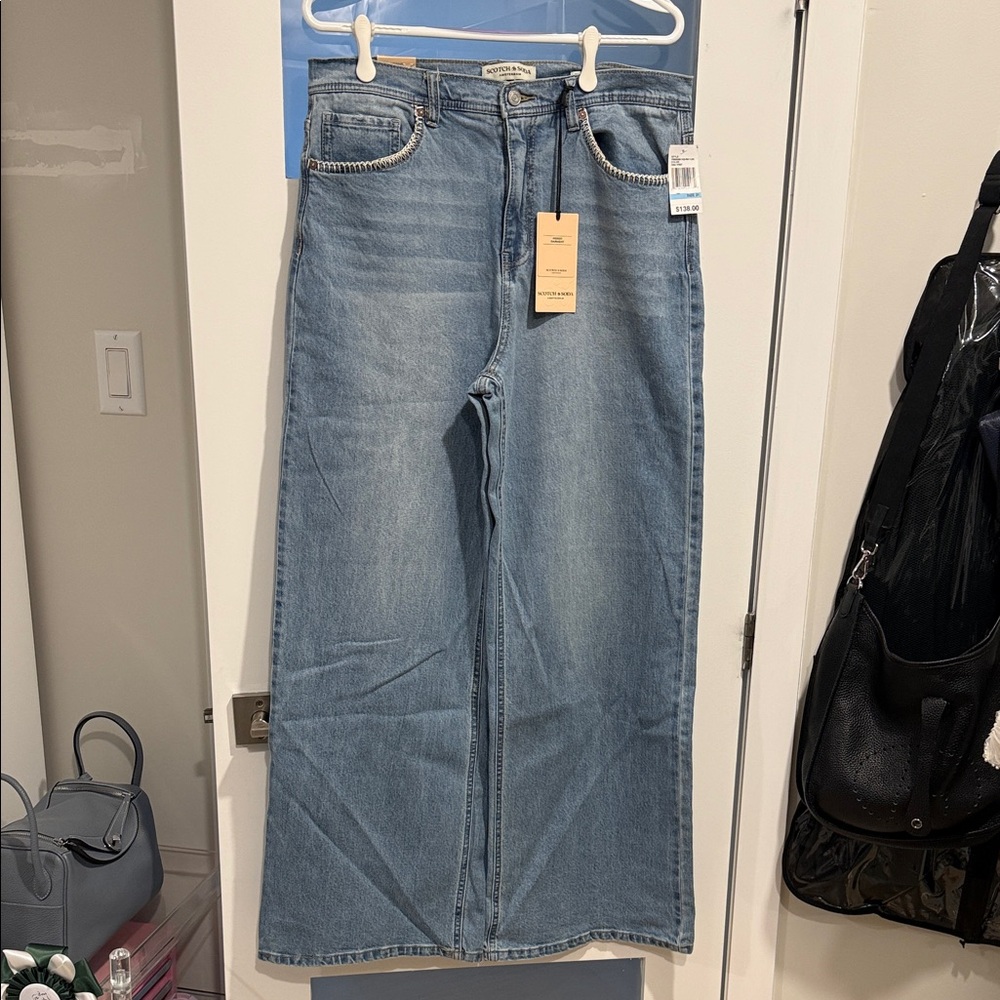 Scotch & Soda Light Blue Flare Jeans
